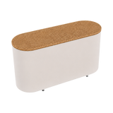 Capsule Cabinet – Grano Natural / White