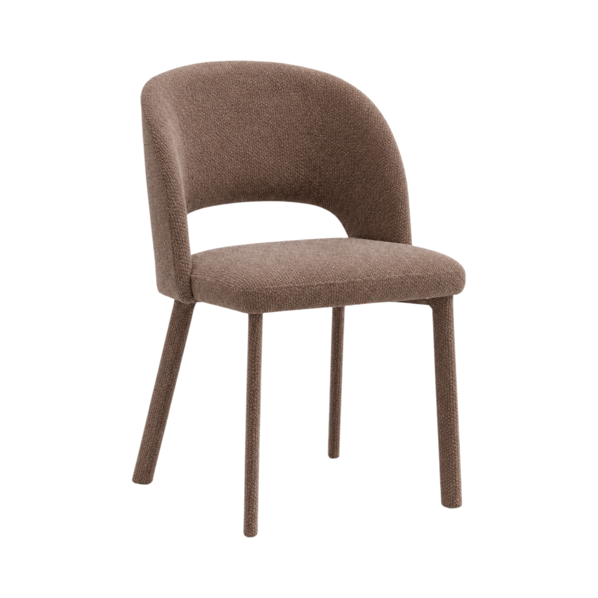 Carmen Upholstered Armchair – Chocolate