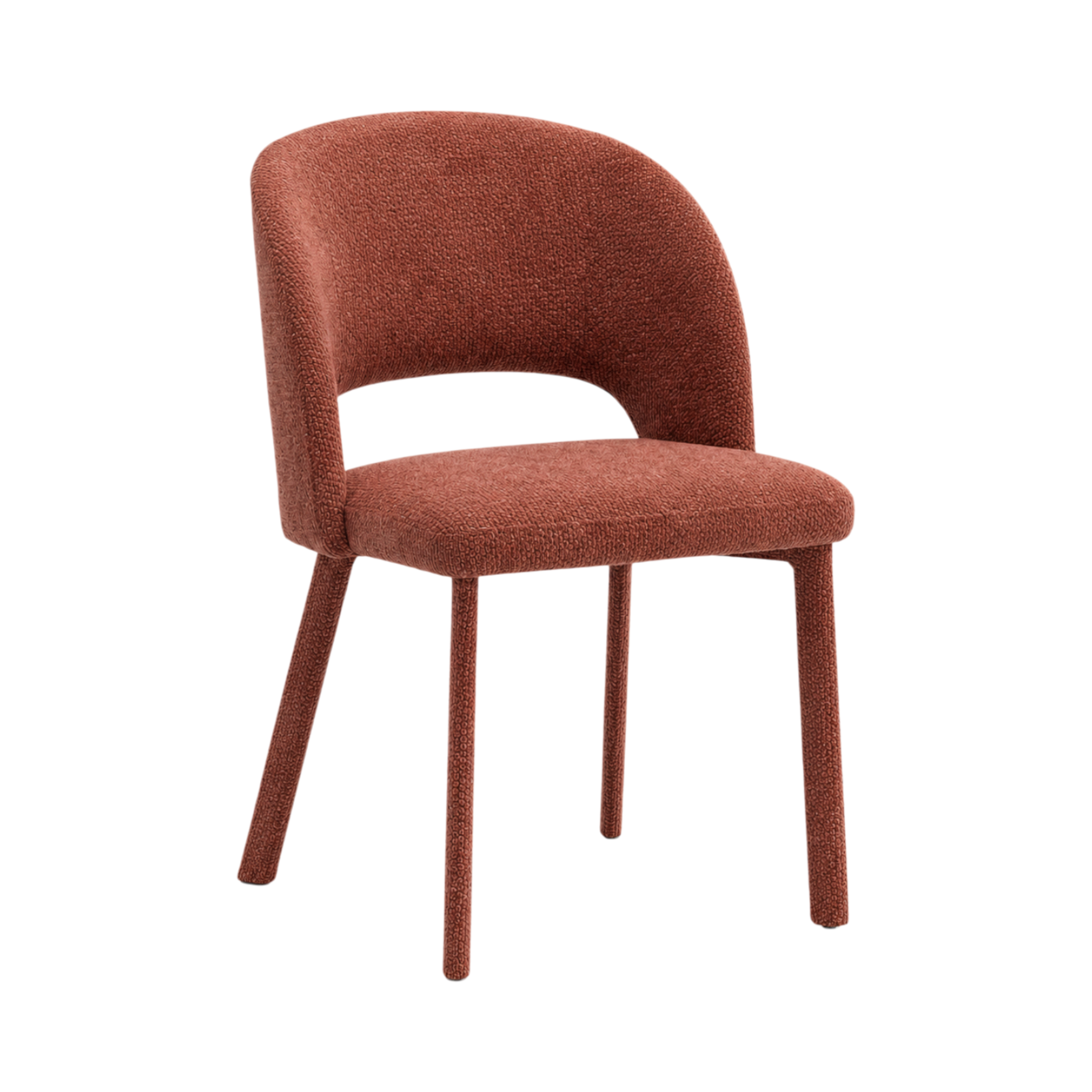 Carmen Upholstered Armchair – Crimson