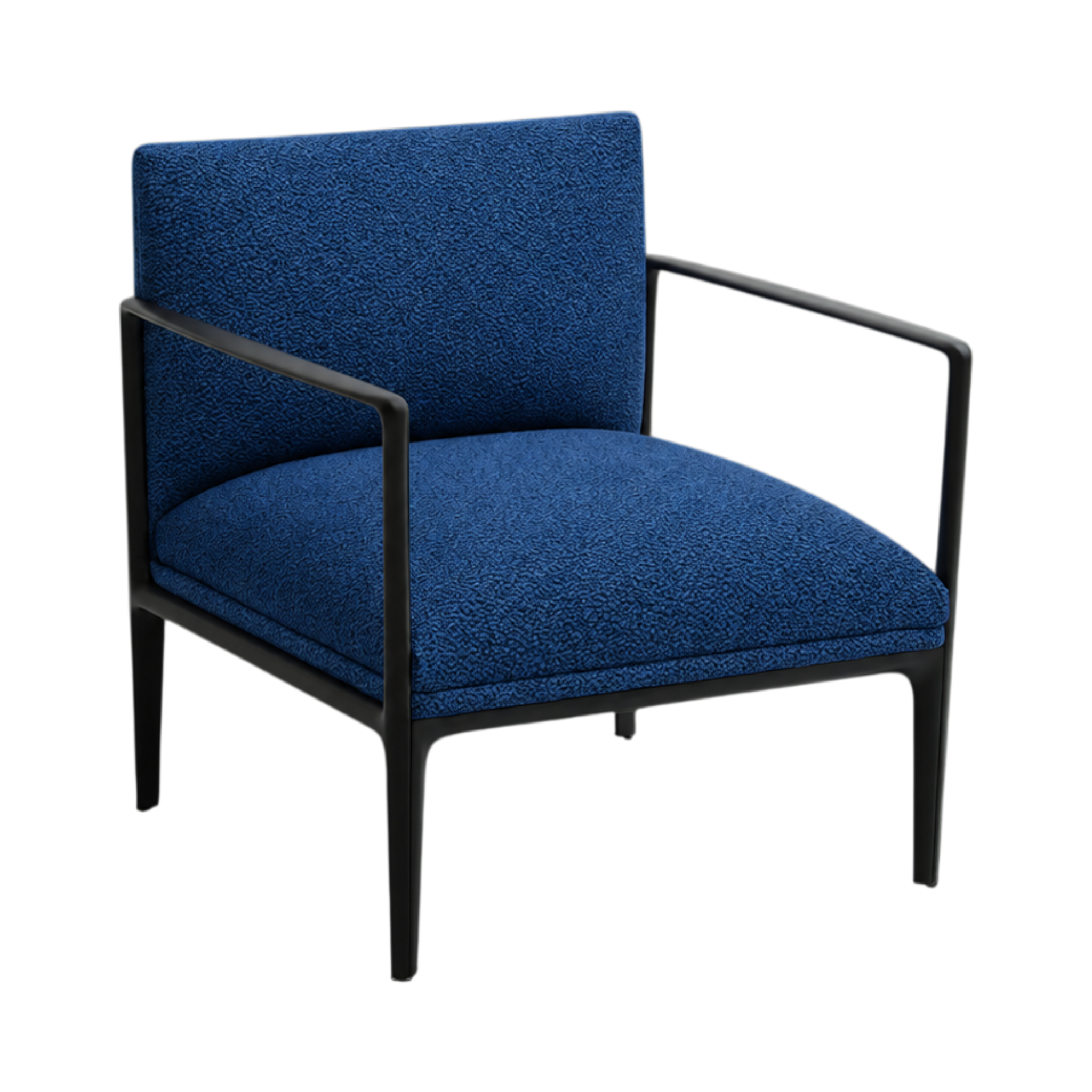 Carter Armchair (Straight Arm) – Blue