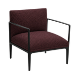 Carter Armchair (Straight Arm) – Burgundy