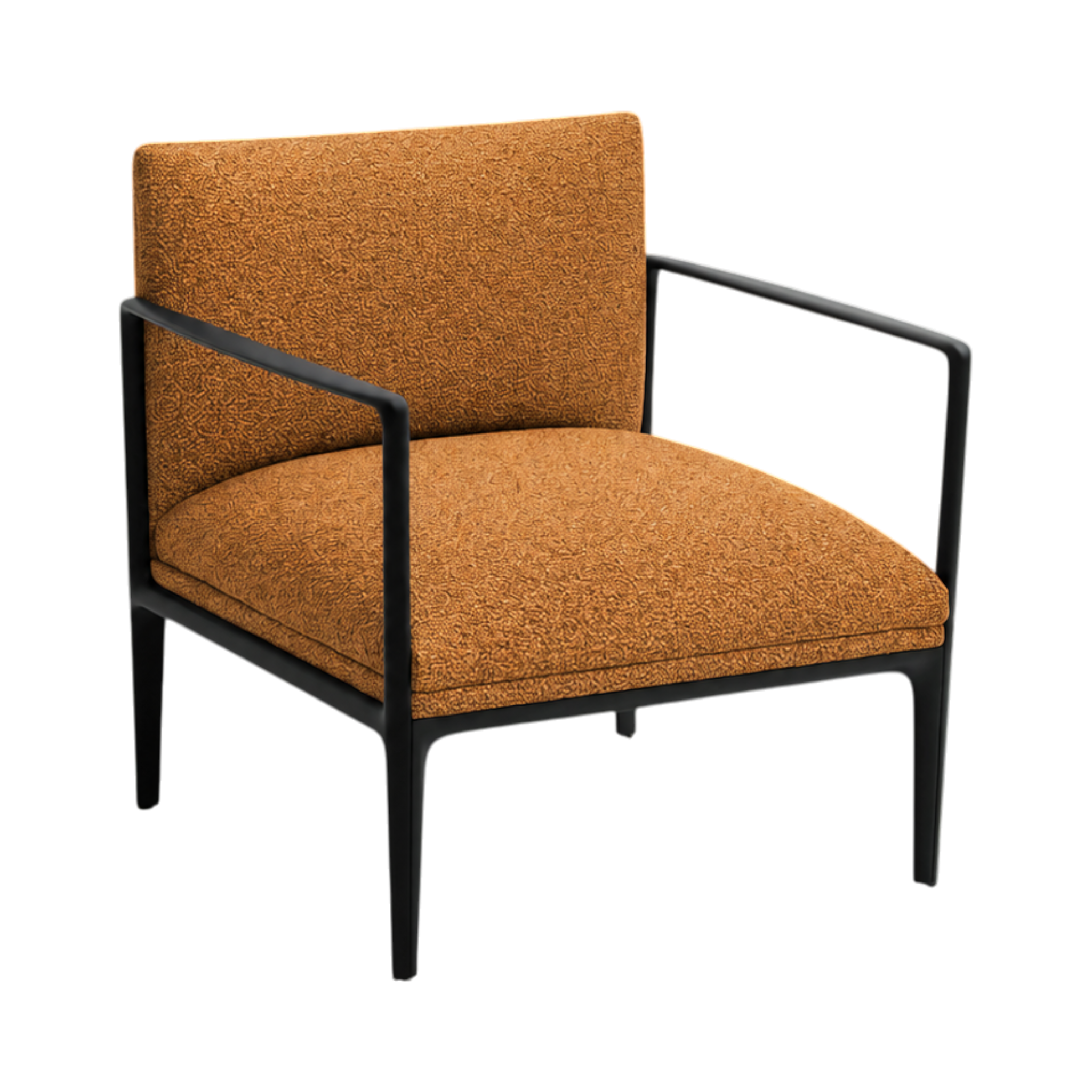 Carter Armchair (Straight Arm) – Orange