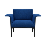 Carter Armchair (Curved Arm) – Blue