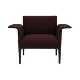 Carter Armchair (Curved Arm) – Burgundy