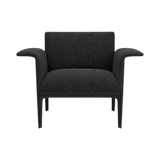 Carter Armchair (Curved Arm) – Charcoal