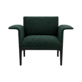Carter Armchair (Curved Arm) – Green