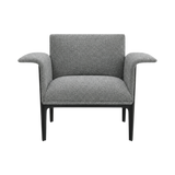 Carter Armchair (Curved Arm) – Grey