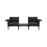 Carter Left Curved Arm – Charcoal