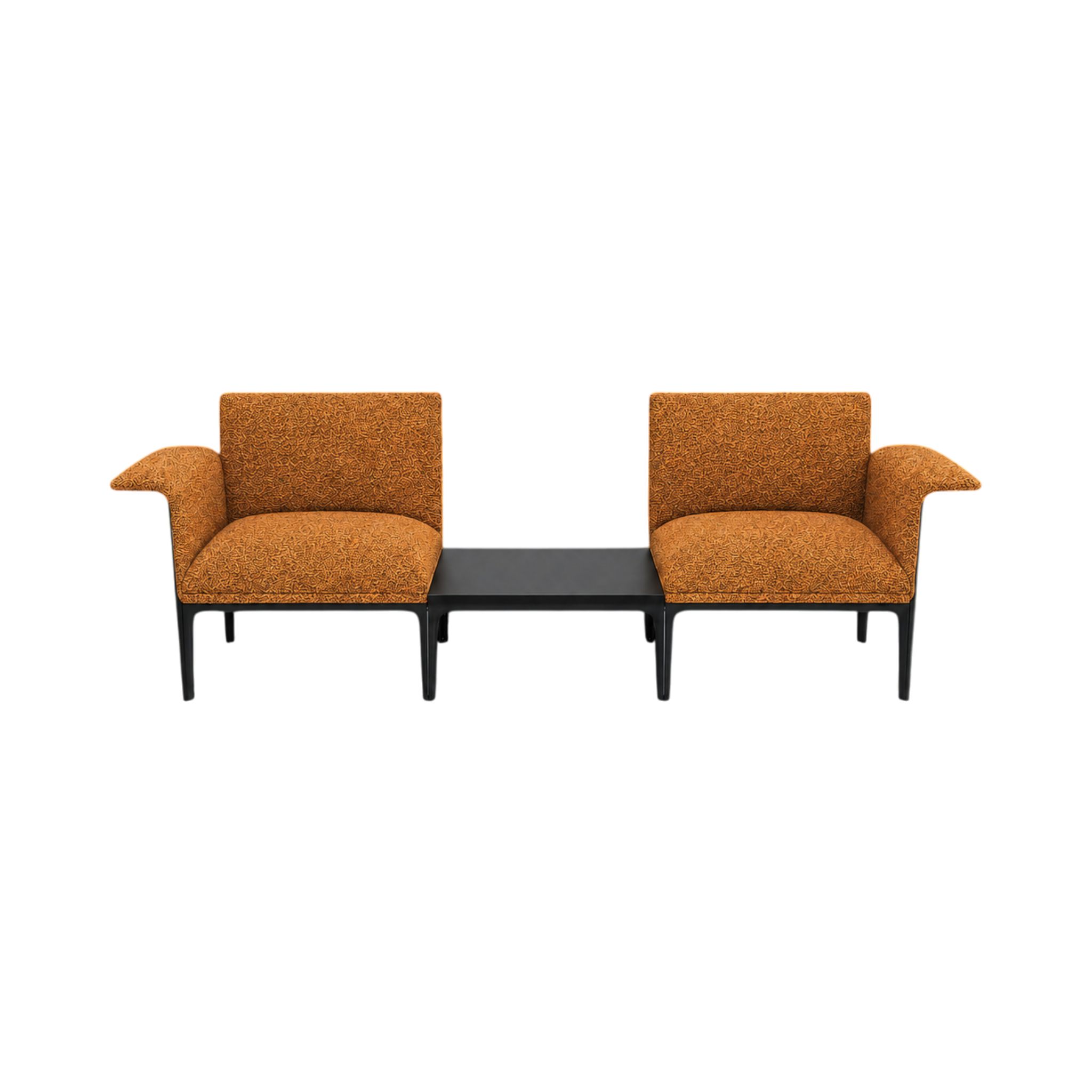 Carter Left Curved Arm – Orange