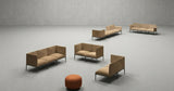 Carter Armchair (Straight Arm) configuration flat-lay - Green Loop Global