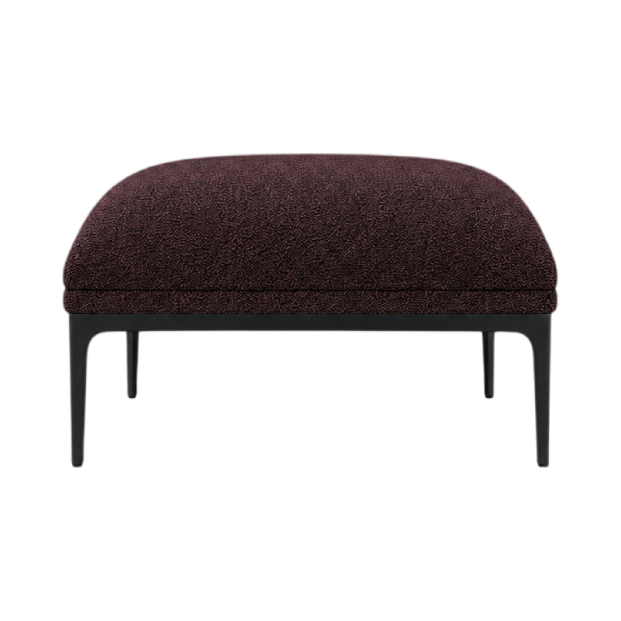 Carter Ottoman – Burgundy