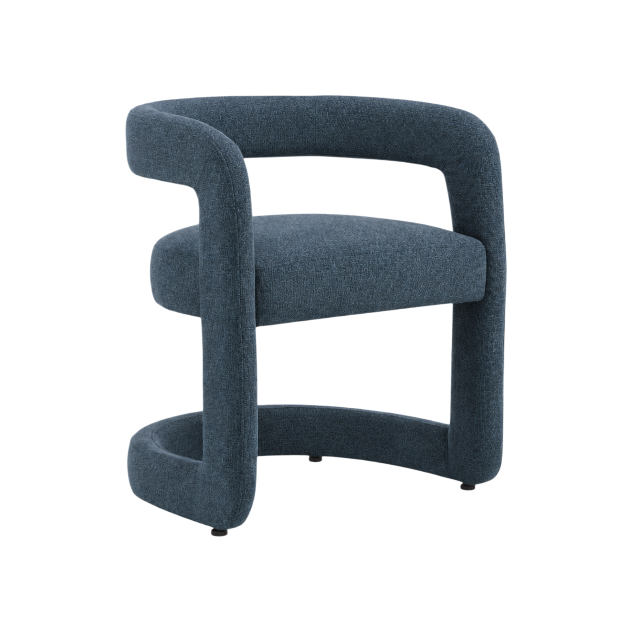 Chloe Upholstered Dining Chair – Blue