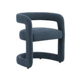 Chloe Upholstered Dining Chair – Blue