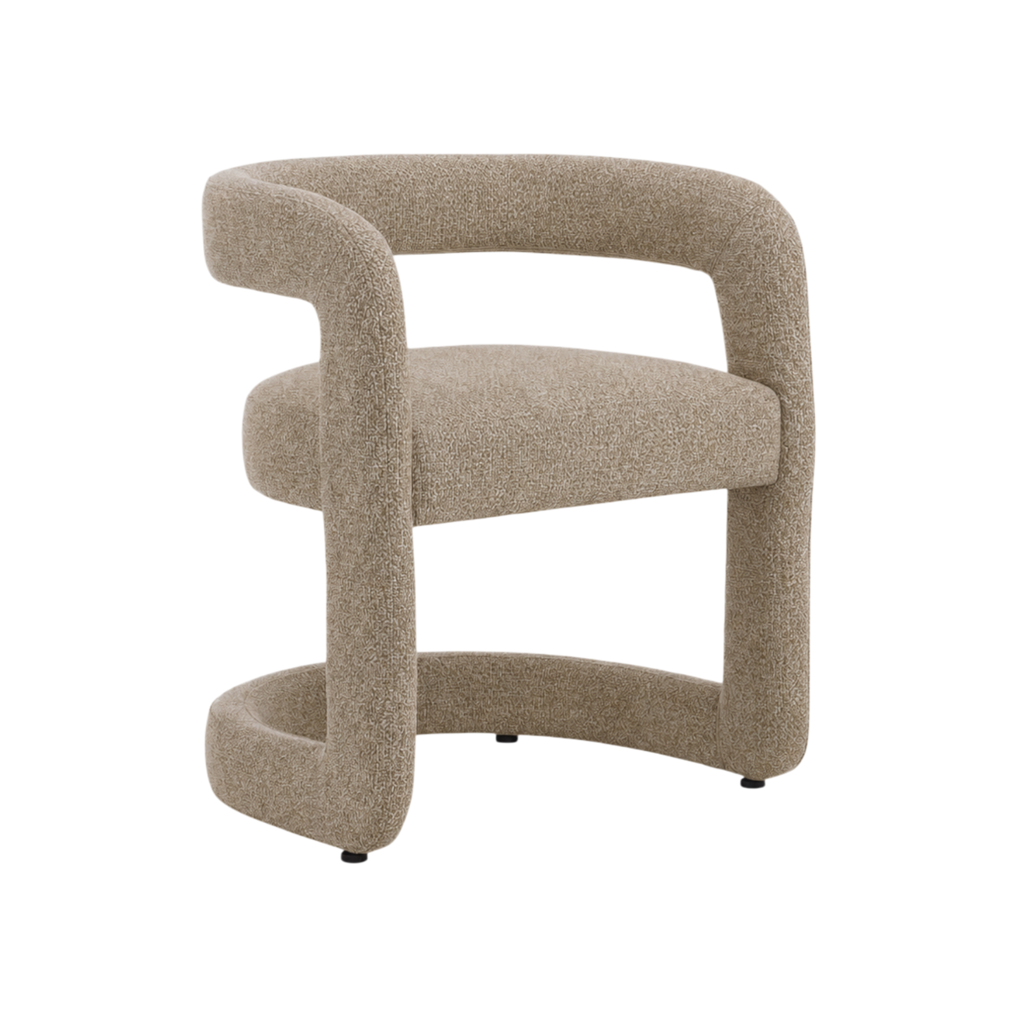 Chloe Upholstered Dining Chair – Taupe