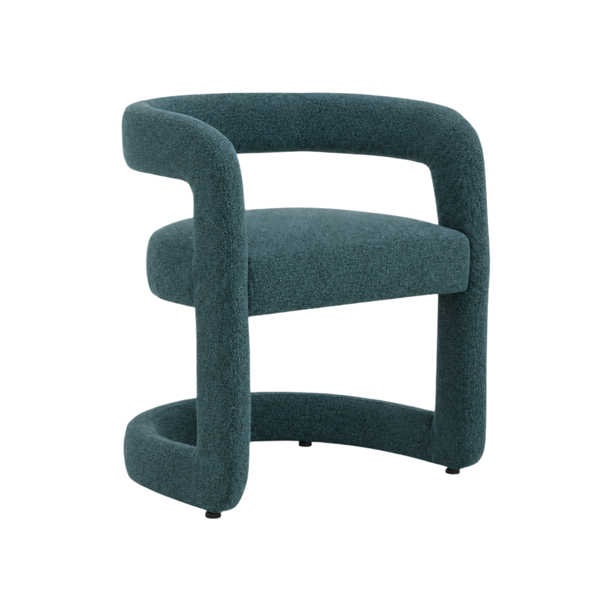 Chloe Upholstered Dining Chair – Teal
