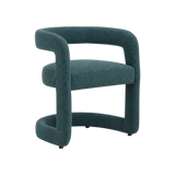 Chloe Upholstered Dining Chair – Teal