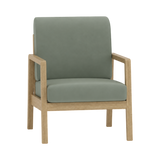 Clara Armchair – Natural Oak / Sage