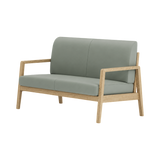 Clara Sofa – Natural Oak / Sage