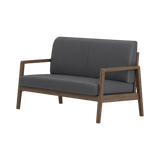 Clara Sofa – Walnut Oak / Charcoal