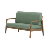 Clara Sofa – Walnut Oak / Sage