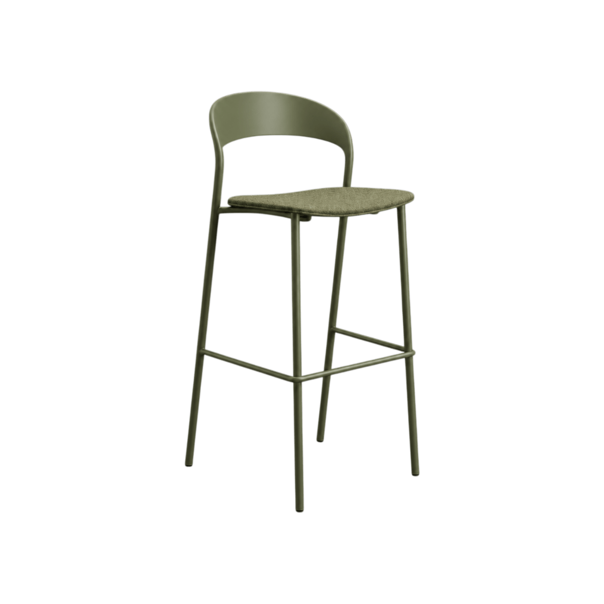 Coda Barstool Upholstered - Green Loop Global