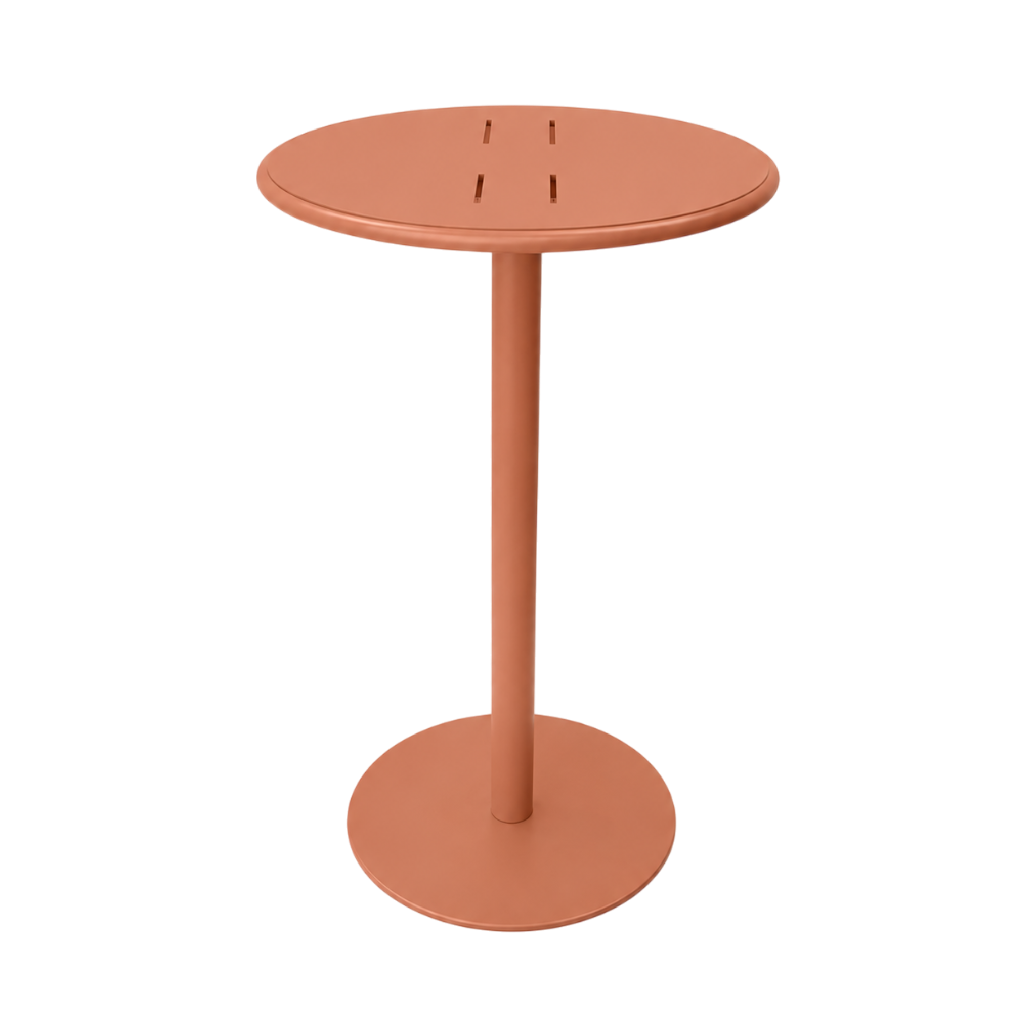 Drew Bar Table Round (Dia60) – Terracotta
