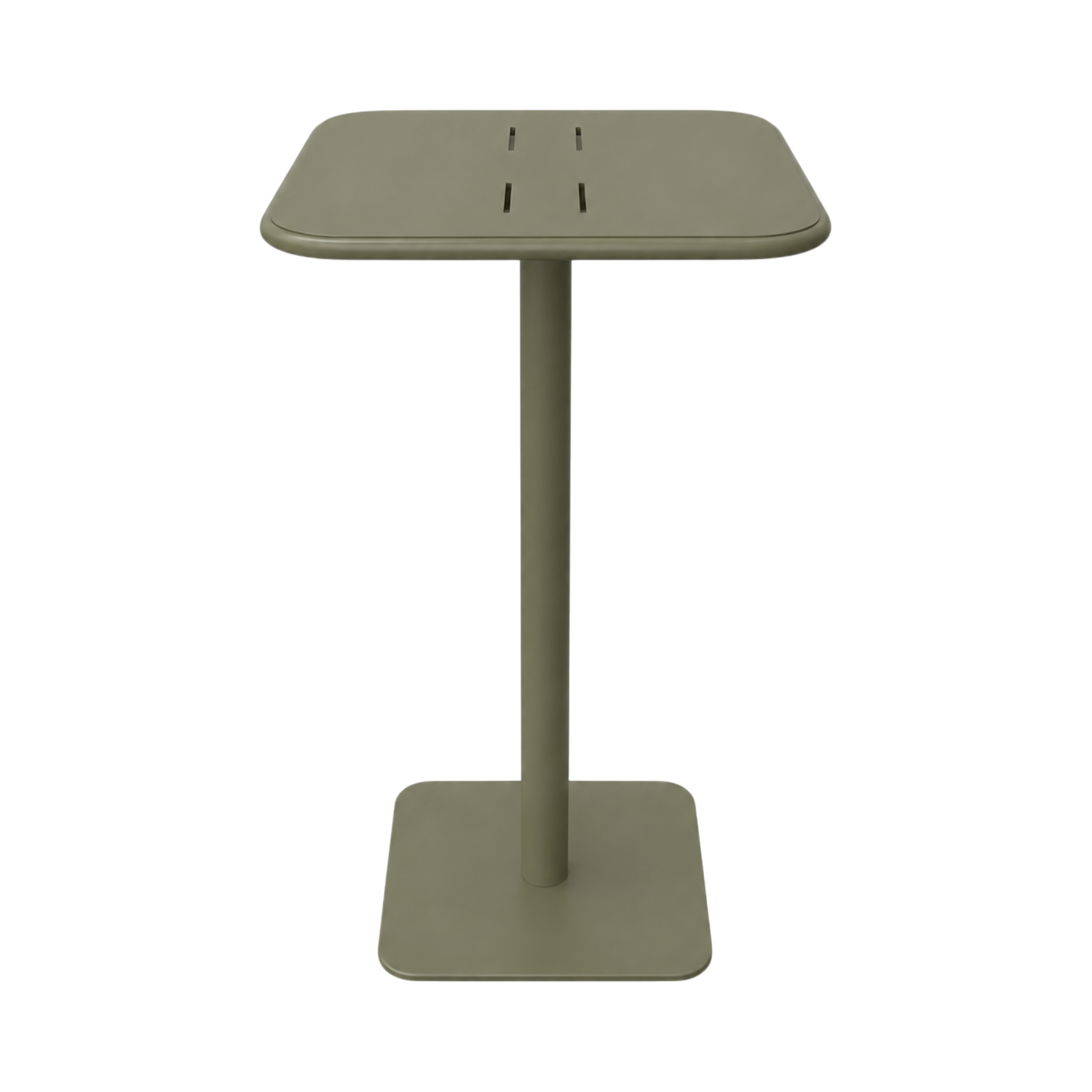 Drew Bar Table Square (60×60) – Olive
