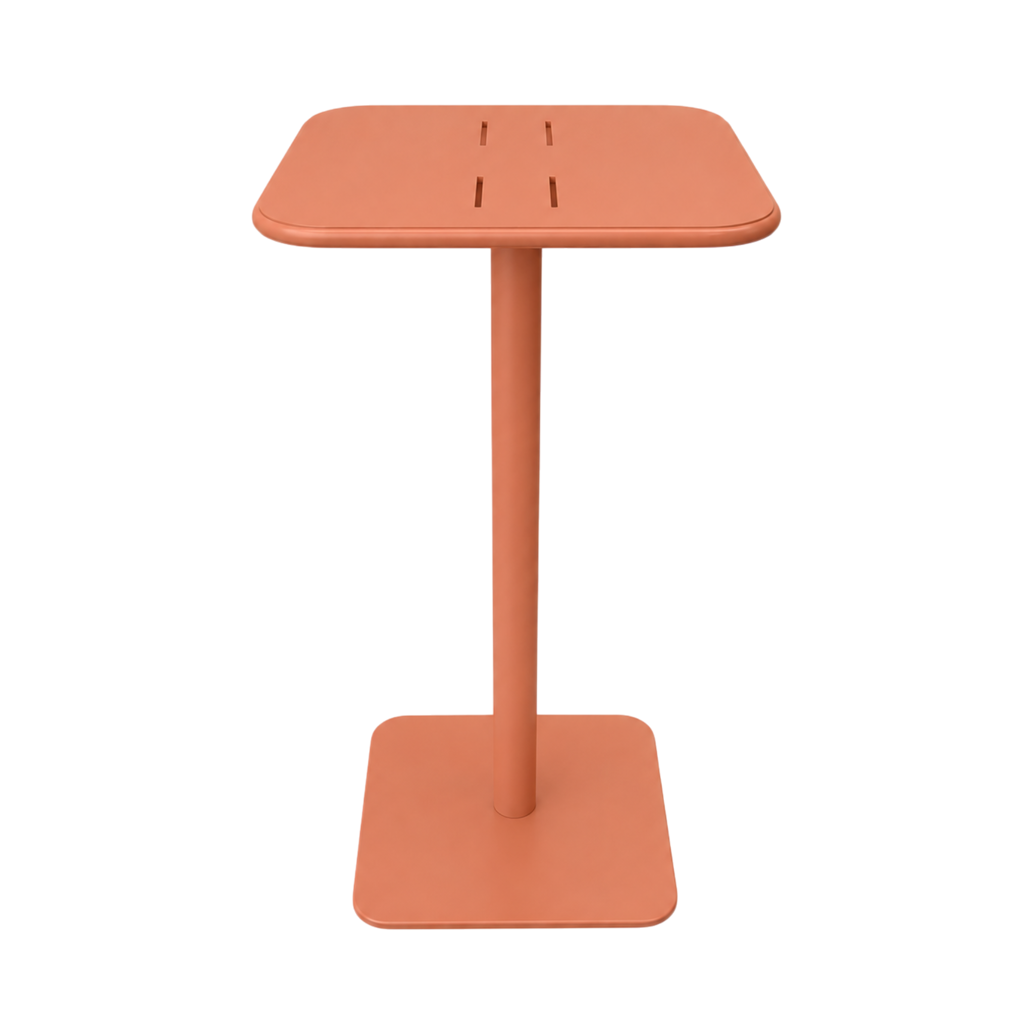 Drew Bar Table Square (60×60) – Terracotta