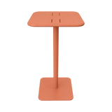 Drew Bar Table Square (60×60) – Terracotta