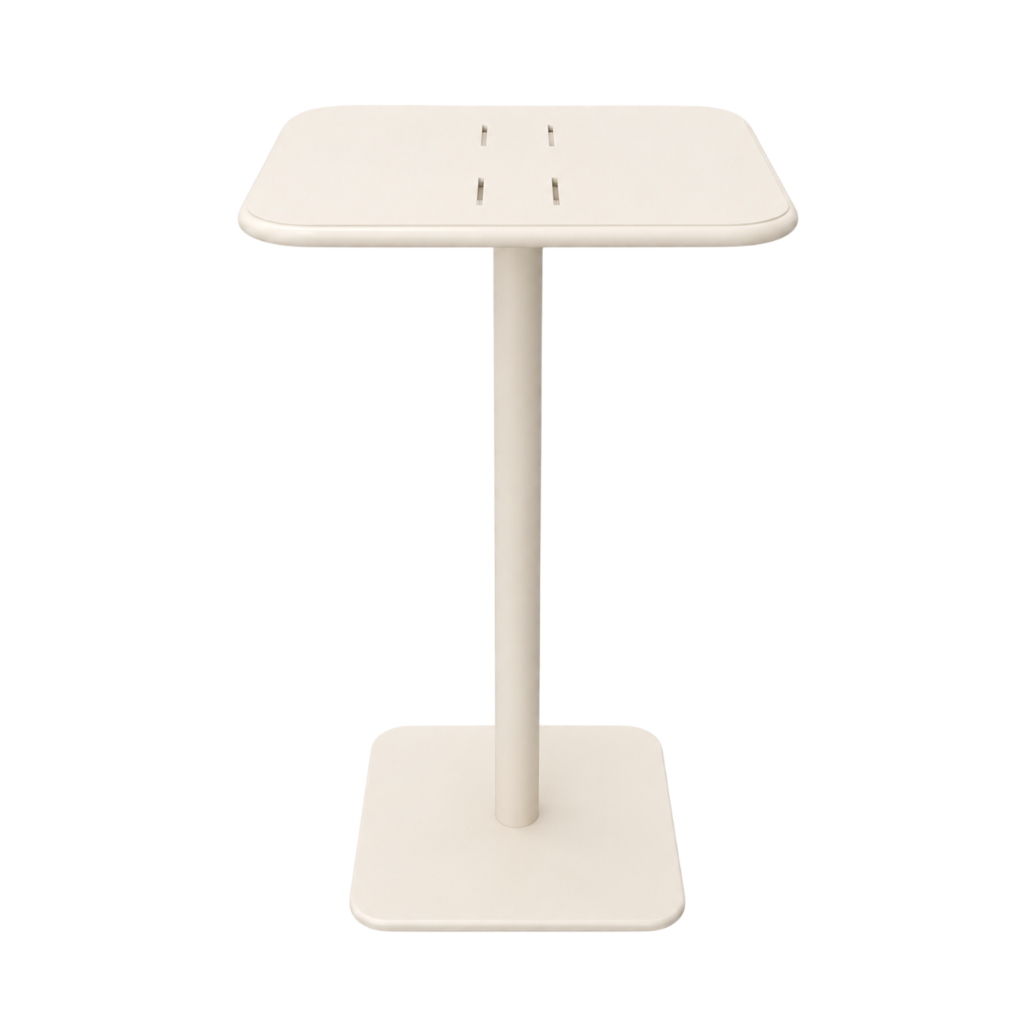 Drew Bar Table Square (60×60) – White