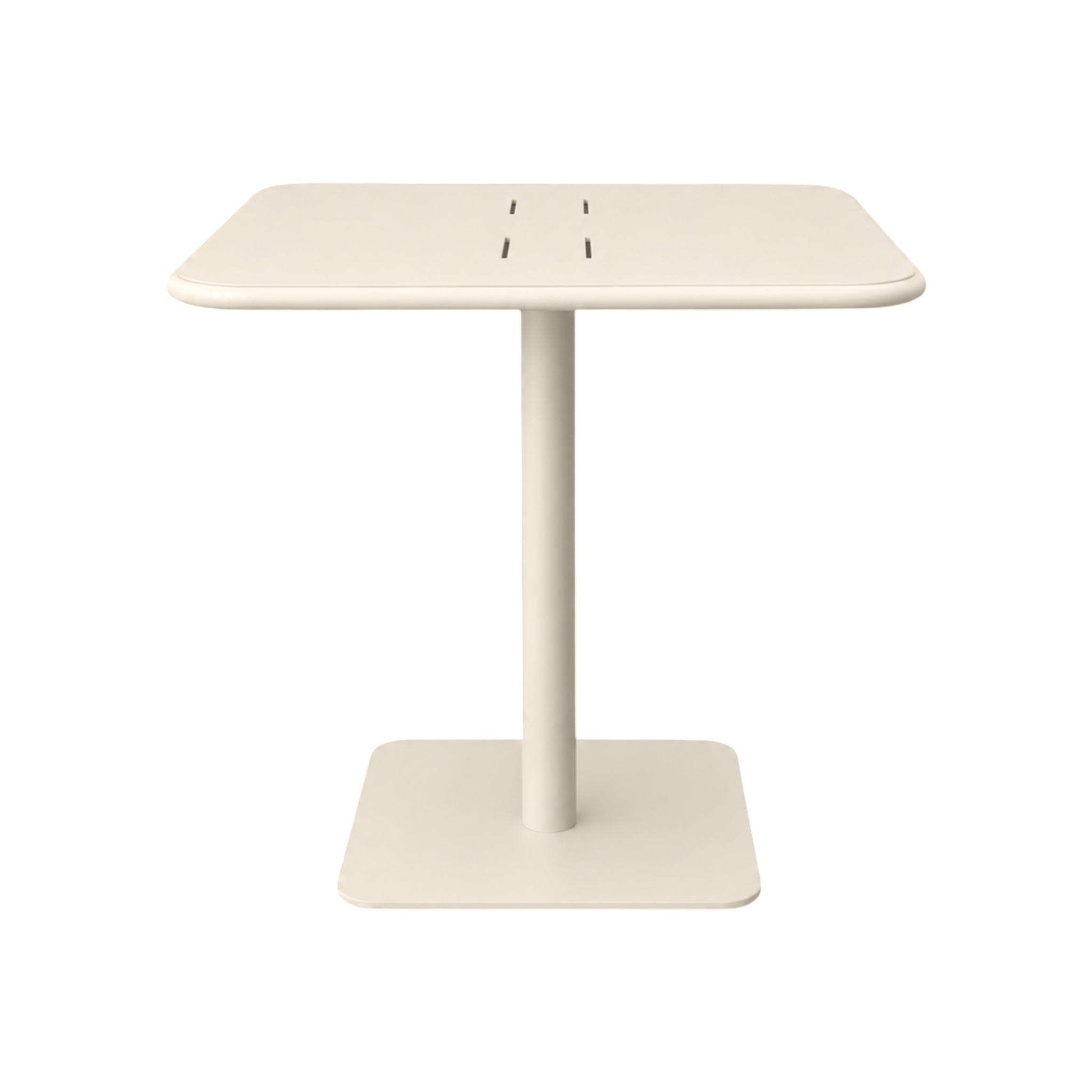 Drew Cafe Table Square (70×70) – White