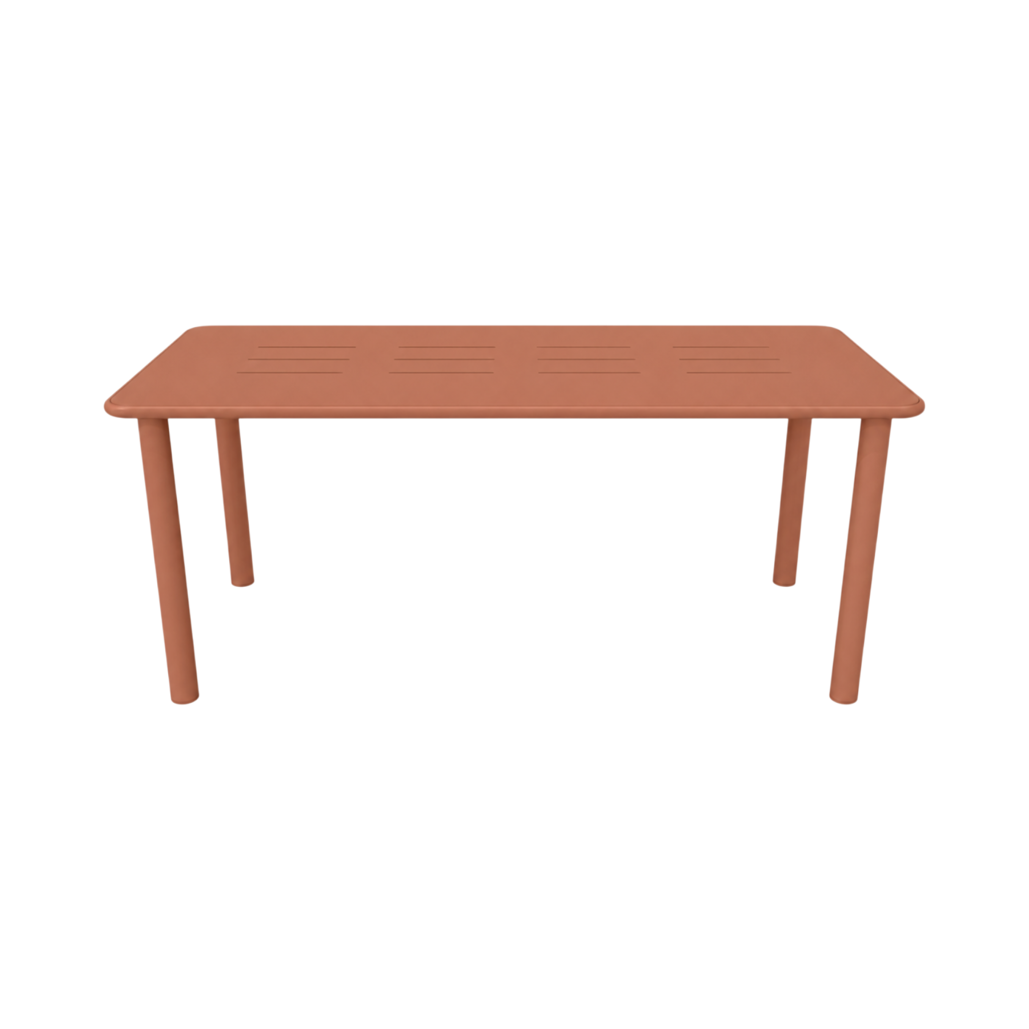 Drew Dining Table – 183 x 93cm – Terracotta