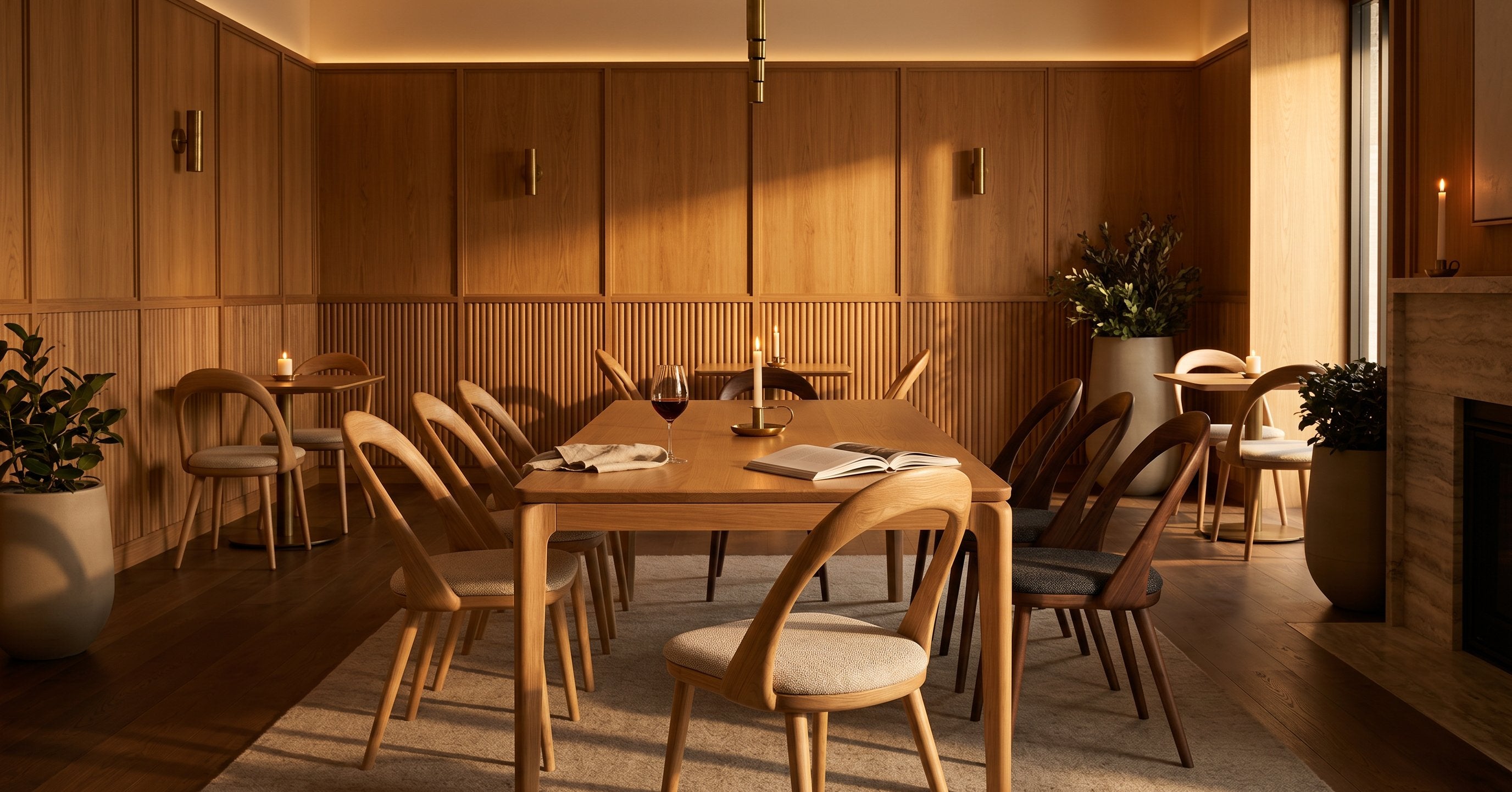Ella Dining Chair in-situ scene - Green Loop Global