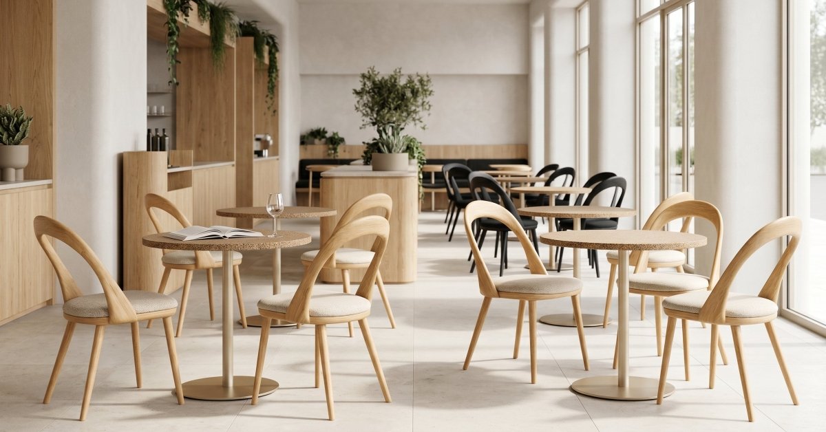 Solis Cafe Table – 60cm Round - Green Loop Global