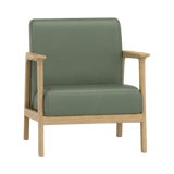 Elton Armchair – Natural Oak / Sage