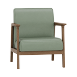 Elton Armchair – Walnut Oak / Sage
