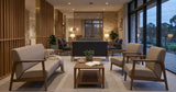 Elton Armchair in an aged-care lounge setting - Green Loop Global