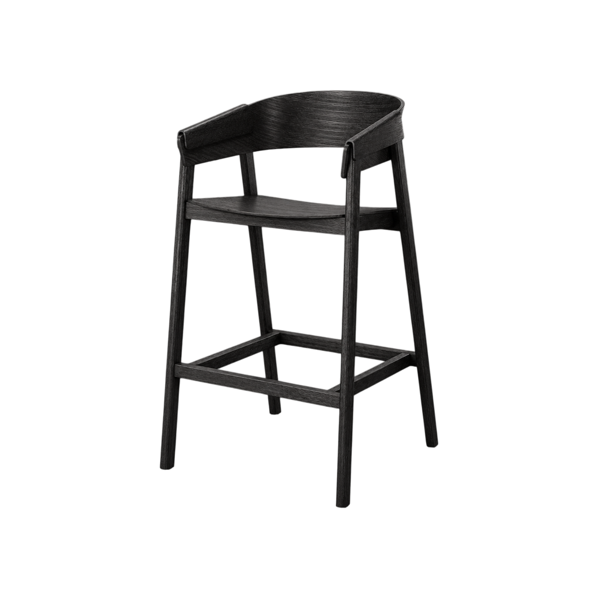 Finley Barstool – Black Oak