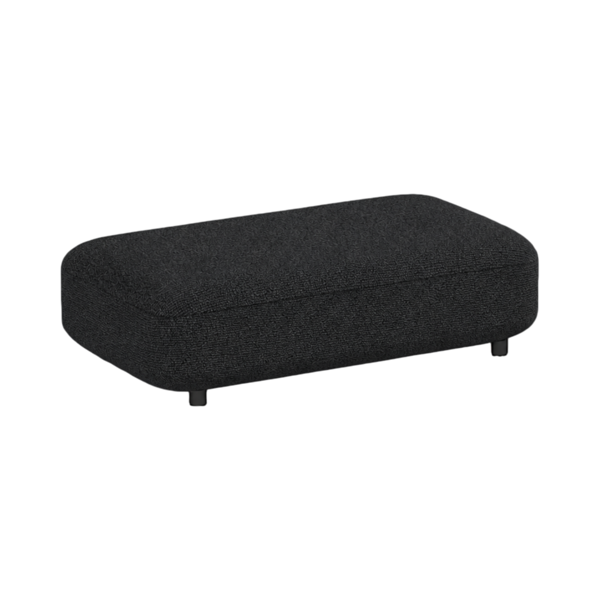Heston Block Ottoman - Green Loop Global furniture