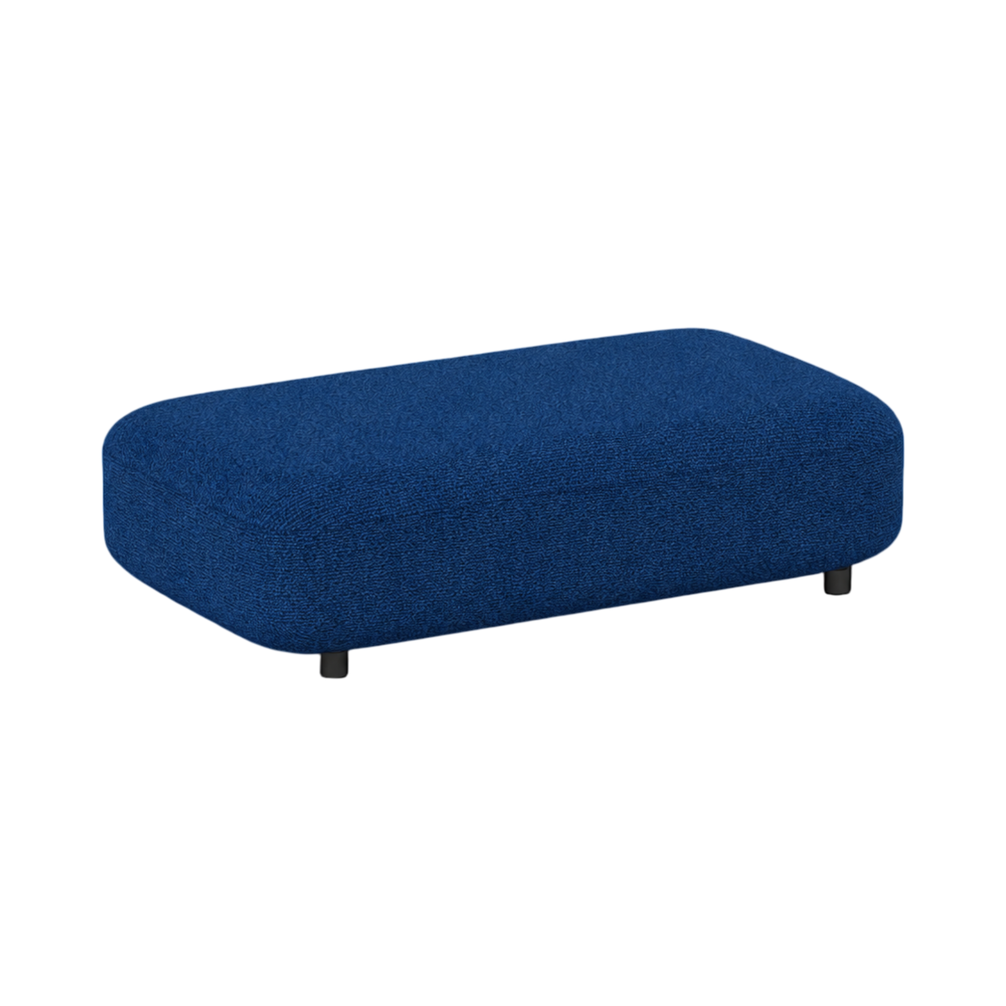 Heston Block Ottoman – Blue
