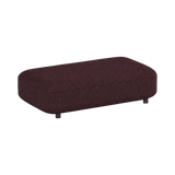 Heston Block Ottoman – Burgundy
