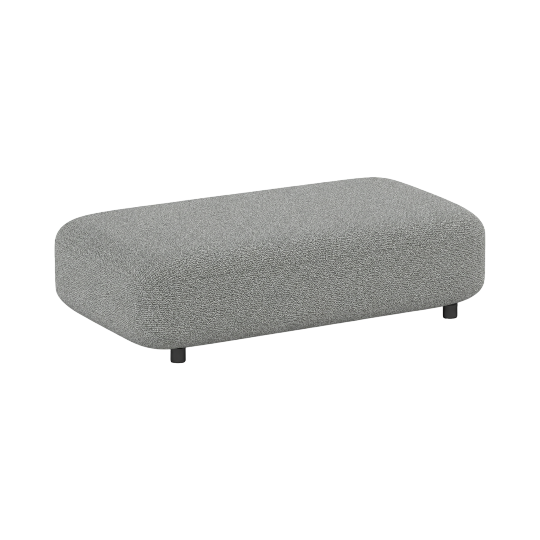 Heston Block Ottoman – Grey