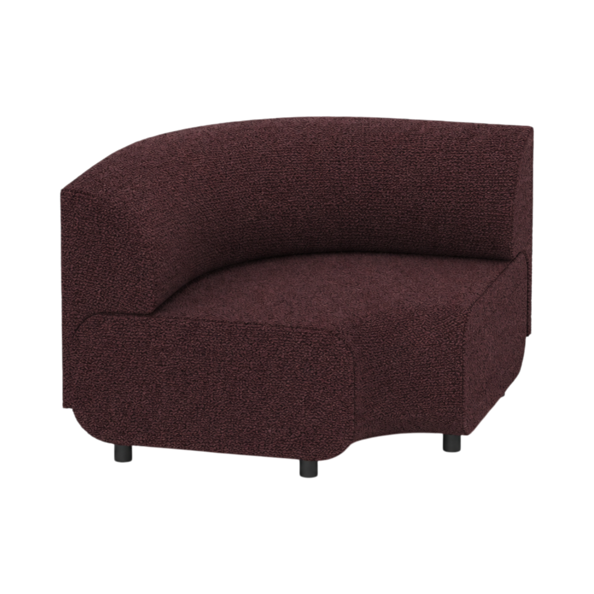 Heston Corner Module Big Back – Burgundy