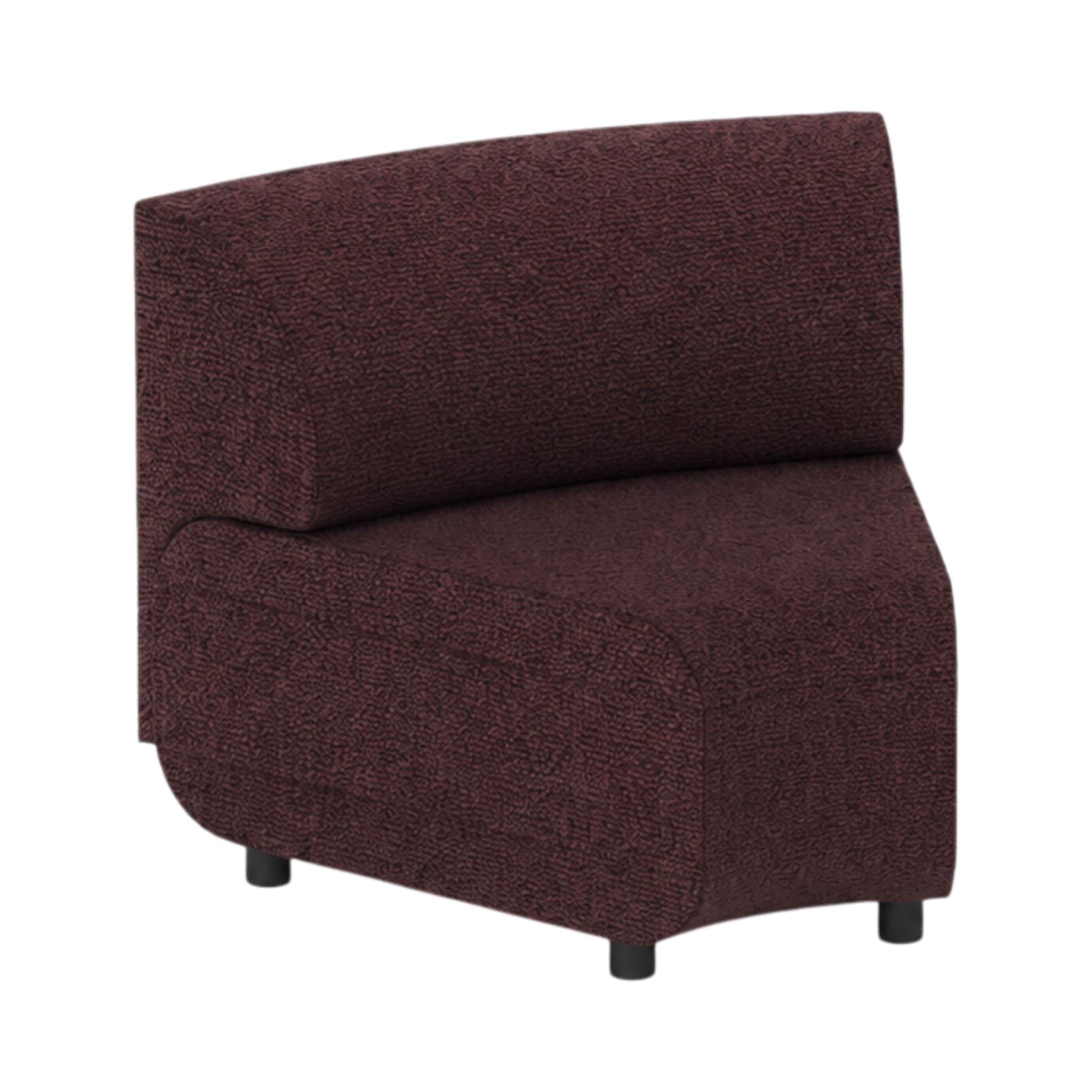 Heston Corner Module Small Back – Burgundy