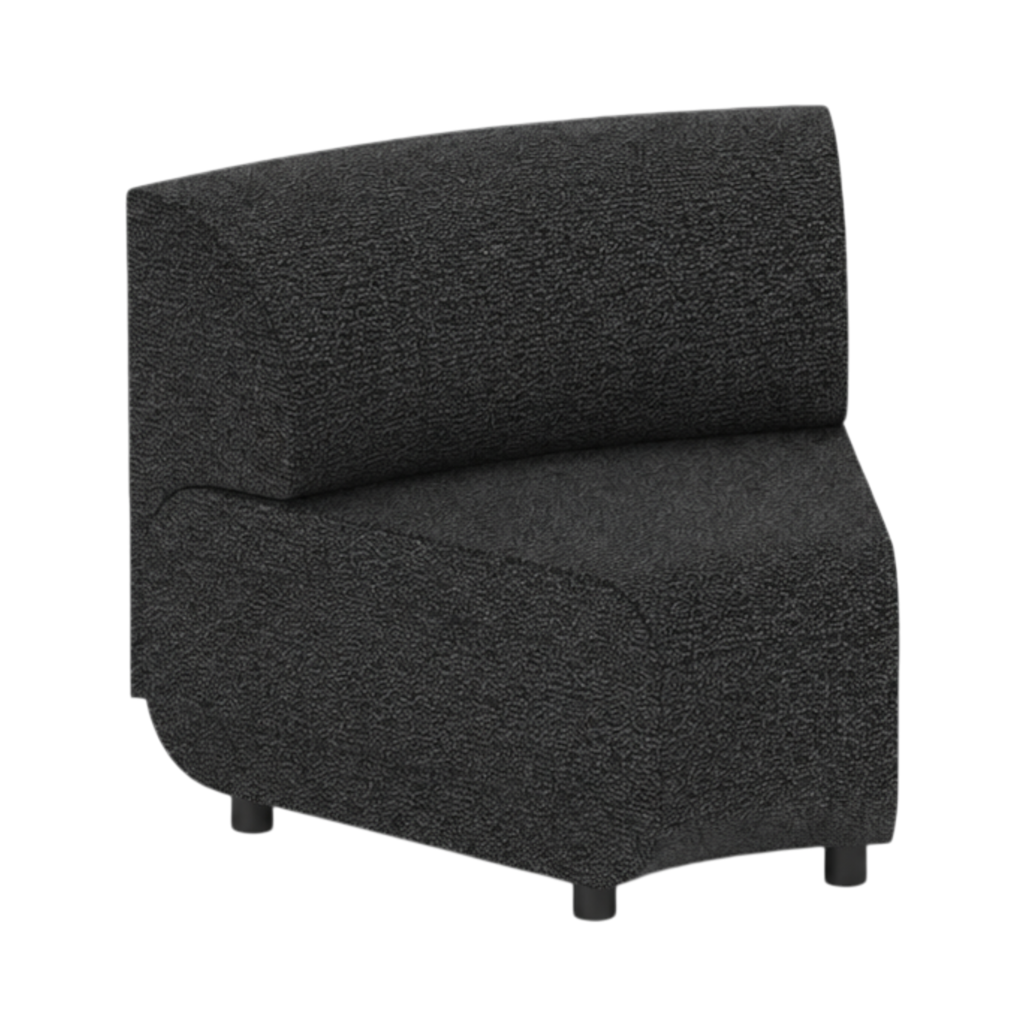 Heston Corner Module Small Back – Charcoal