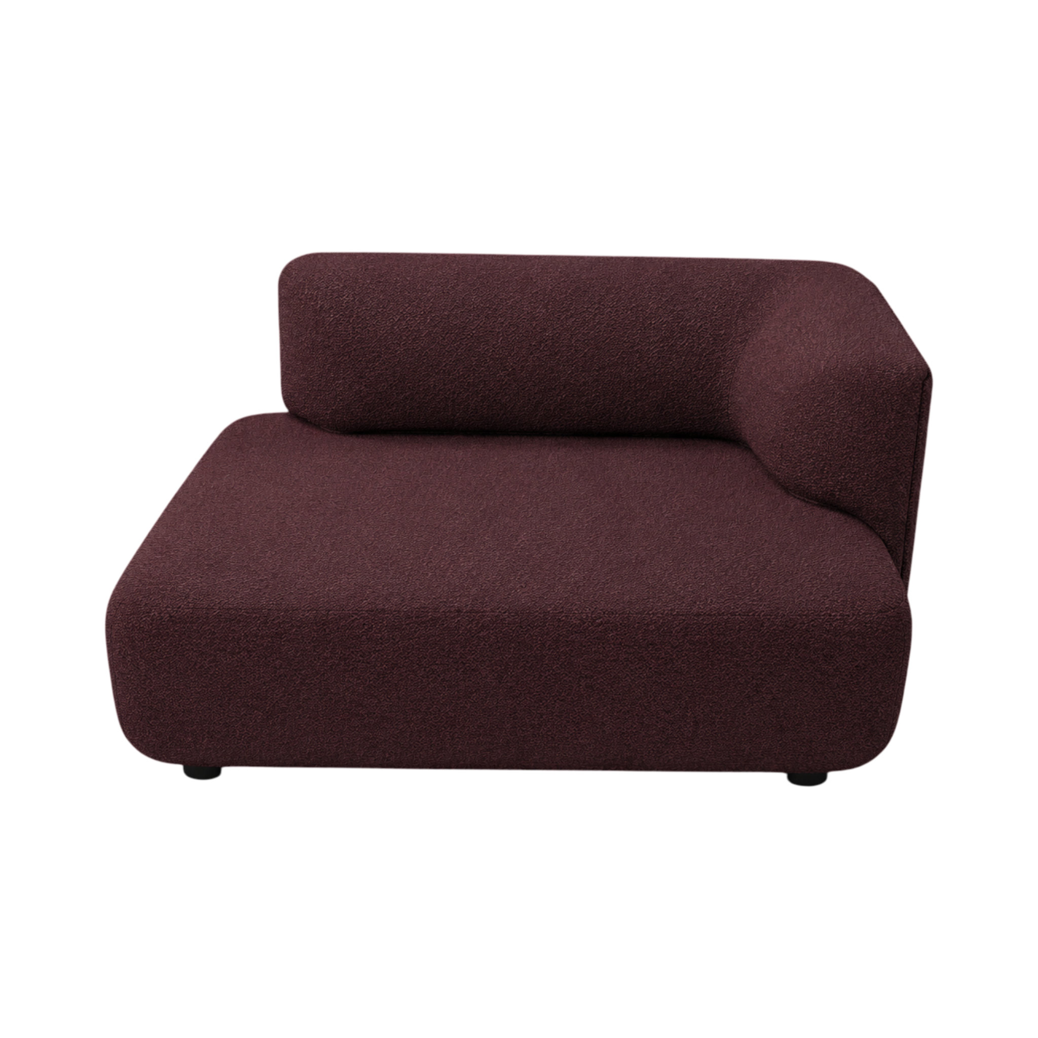 Heston Right Arm Module Compact – Burgundy