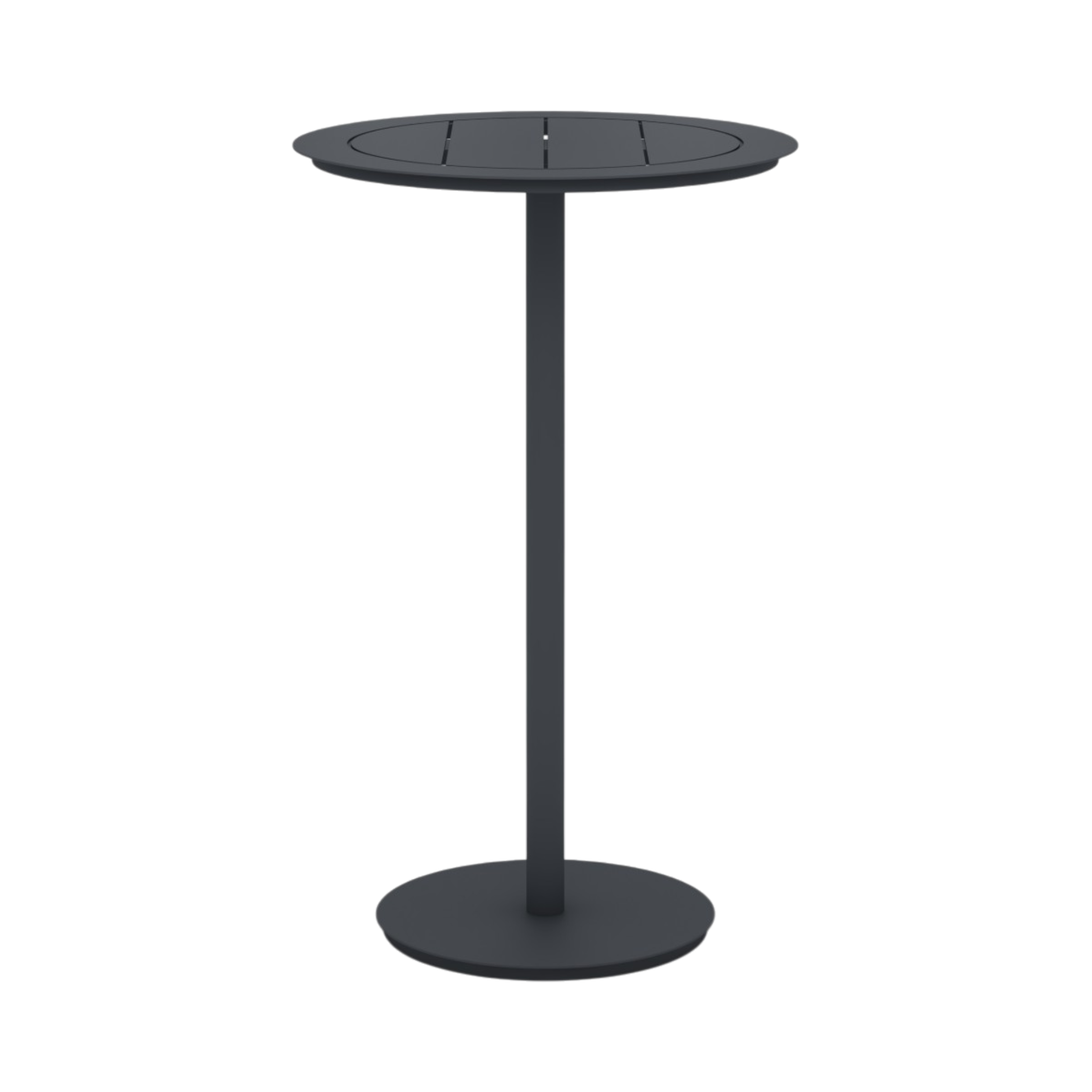 Hudson Bar Table Round – Black