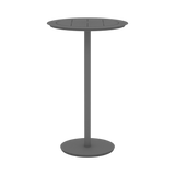 Hudson Bar Table Round – Charcoal