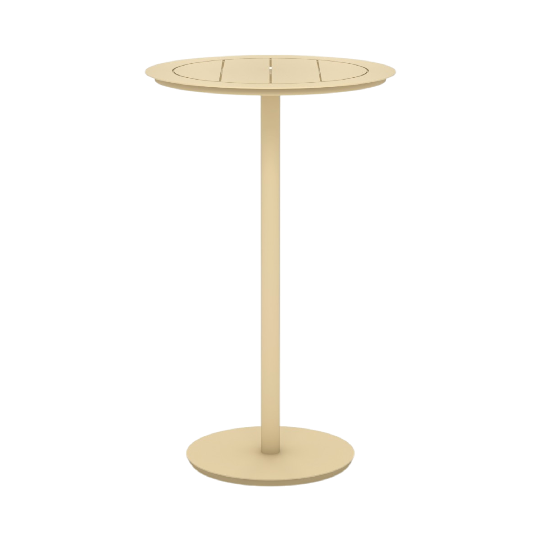 Hudson Bar Table Round – Oat
