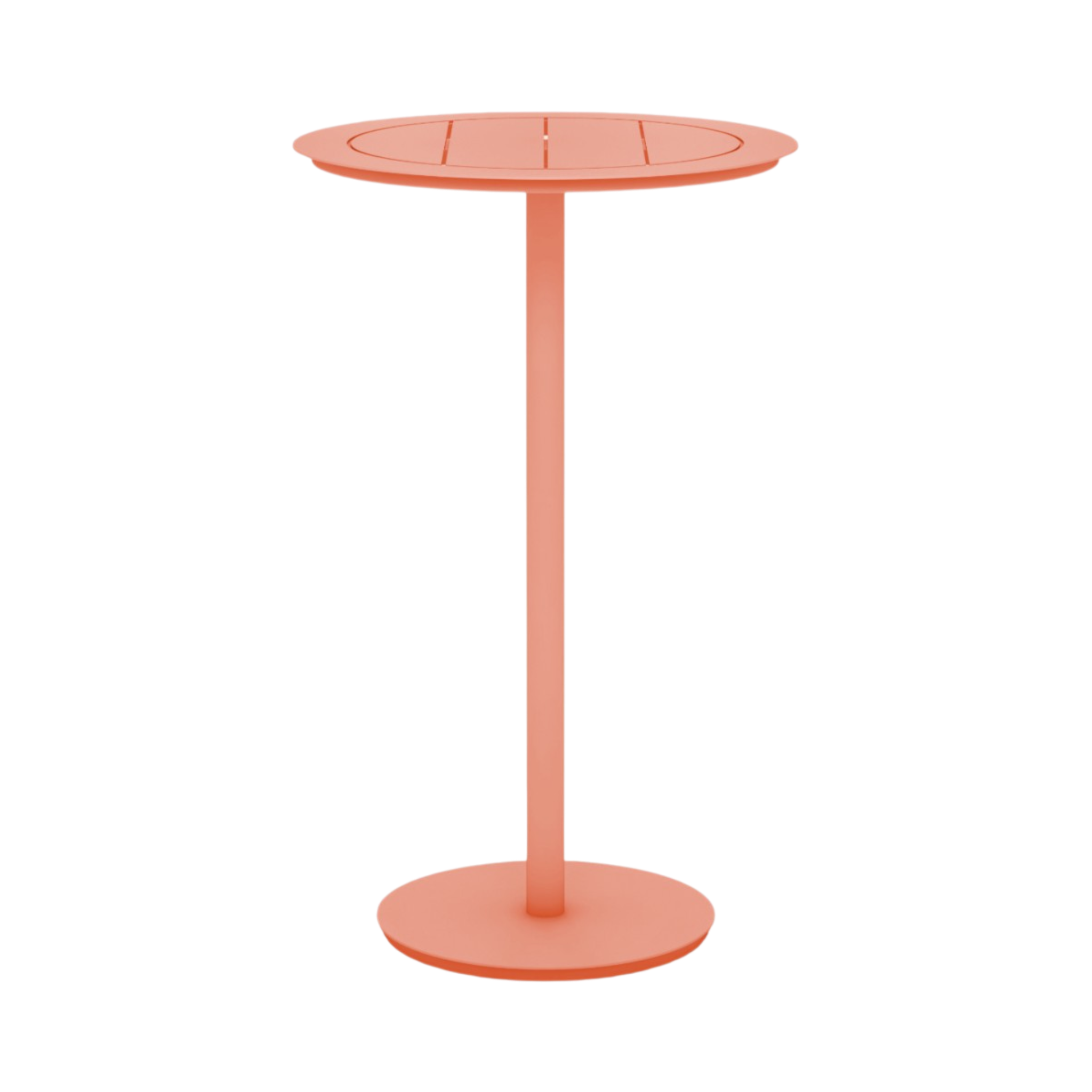 Hudson Bar Table Round – Peach